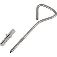 Stainless Steel Screw-In Wallstarter Ties - Pack 10